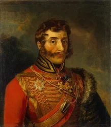 Retrato de Ivan Semyonovich Dorokhov 1762-1815, antes de 1825