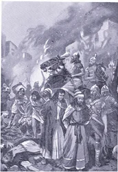 A destruição de Sidon por Esar Haddon