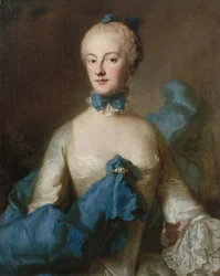 Duquesa Maria Anna Josefa da Baviera 1734-1776, Margravina de Baden-Baden, c.1750.