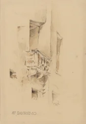 Em San Remo, 3 de janeiro de 1878 (lápis e wc no papel)