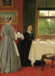 Chá da tarde, 1865.