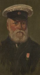 Retrato de C. Clothier, 6ª, c.1920 (óleo sobre painel)