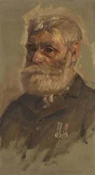 Retrato de G. Sandford, 28th, c. 1920 (óleo sobre painel)