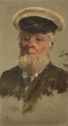 Retrato de G. Singleton, 6th, c.1920 (óleo sobre painel)