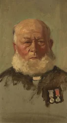 Retrato de J. Summers, R.N., c. 1920 (óleo sobre painel)