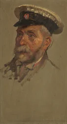Retrato de L. Andrews, 30ª, c. 1920 (óleo sobre painel)