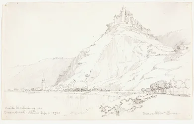 Castelo de Marksburg em Braubach, Reno