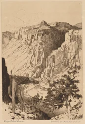 Esboço em Apache Trail, Arizona