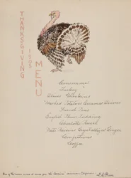 Menu de Ação de Graças