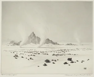 Whirlwinds, Deserto de Mojave, Califórnia (nº 3)