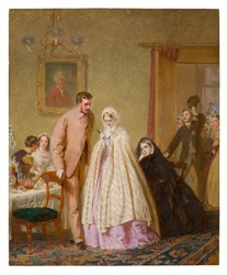 O café da manhã do casamento, 1862