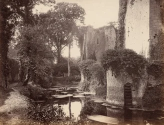 Castelo de Raglan, década de 1860 (foto)