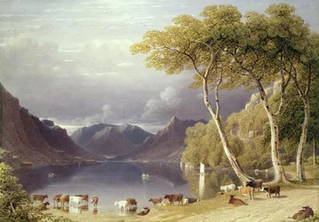 Chefe de Ullswater no distrito dos lagos