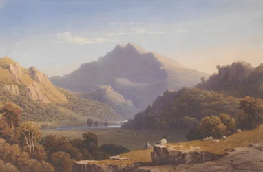Snowdon de Llyn Nantlle, North Wales, 1832.