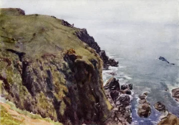 Enseada de Caerthilian (cor litho)