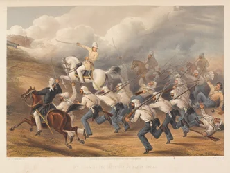  Atacando as baterias em Badle-Serai , 1857