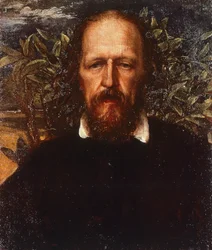 Retrato de Alfred Tennyson (1809 - 1892), de George Frederick Watts (1817-1904)