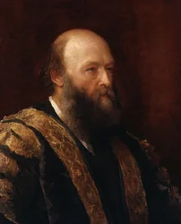 Retrato de Robert Gascoyne-Cecil, 3º Marquês de Salisbury (1830-1903)