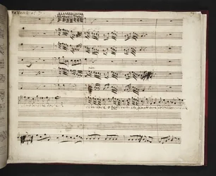 RM 20 c 3 f.21r Partitura Musical de 