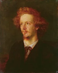 Retrato de Algernon Charles Swinburne (1837-1909) 1867