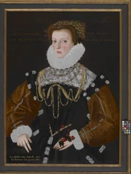 Lady Philippa Coningsby (óleo sobre madeira)