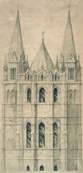 Elevação, c.1860 (papel)