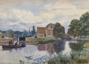 Moinho de Hemingford, no Ouse, Huntingdonshire