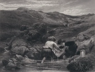 Ilustração para Auld Lang Syne de Robert Burns (gravura)