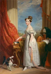 Holandês: Retrato da Rainha Vitória de Inglaterra como Princesa Retrato da Rainha Vitória de Inglaterra como Princesa