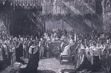 A coroação da rainha Vitória, 1838 d.C.