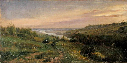 Anzio (óleo sobre papel colocado sobre cartão)