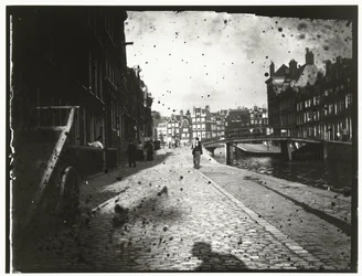 Vista da Looiersgracht em Amesterdão