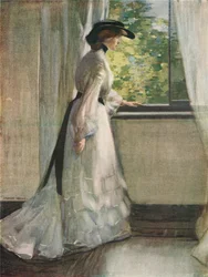 Na janela, c1916