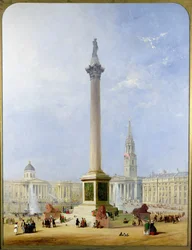 Vista projetada de Trafalgar Square, 1844