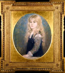 Retrato de Esme Robb (gizes coloridos sobre papel) (ver também 350757)