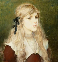 Retrato de Esme Robb, c.1890