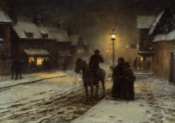 Noite de Inverno (óleo sobre painel)