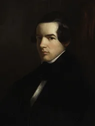 Auto Retrato como Jovem, 1830-39 (óleo sobre madeira)