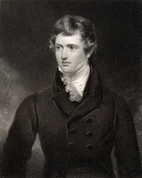 Edward George Geoffrey Smith Stanley, gravado por H. Robinson, da National Portrait Gallery, volume V, publicado em 1835