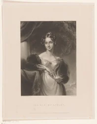 Portret van Maria Anne Ashley
A Honorável Sra. Ashley (título sobre o objecto)