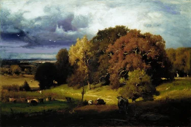 Oaks de outono, ca. 1878