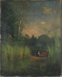 Crepúsculo nos juncos (Alexandria Bay)