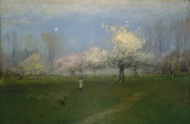 Spring Blossoms, Montclair, Nova Jersey, ca. 1891.