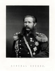 Iosif Vladimirovich Gurko, marechal de campo russo, século XIX