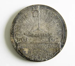 Medalha para comemorar o regresso dos Voluntários da Cidade Imperial da Guerra do Javali