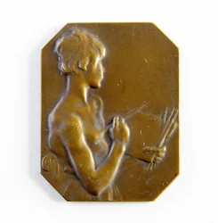 Placa octogonal (bronze)