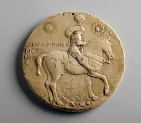 Medalhão de gesso