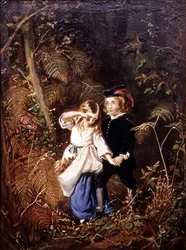 Babes in the Wood ou Lost Children (óleo sobre tela)