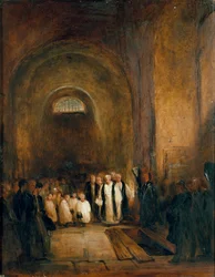 Enterro de Turner na Cripta de São Paulo, pós 1851