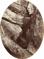 Cascata perto do Williams College, c. 1870 (foto)
